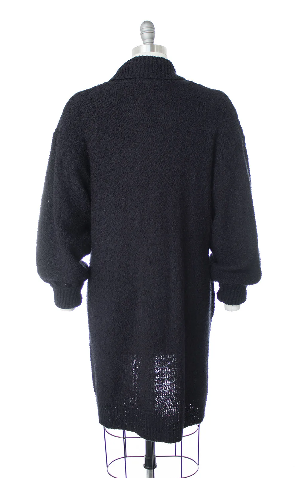 1980s Oversized Knit Sweater Coat | small/medium