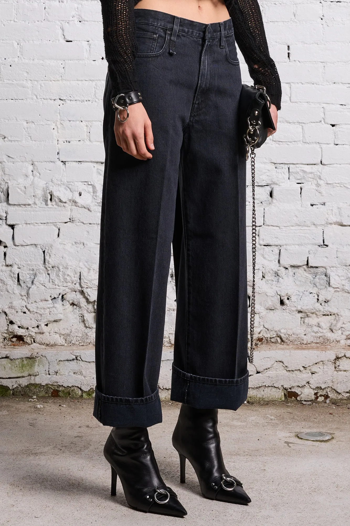 ANKLED D'ARCY JEAN - ONYX BLACK