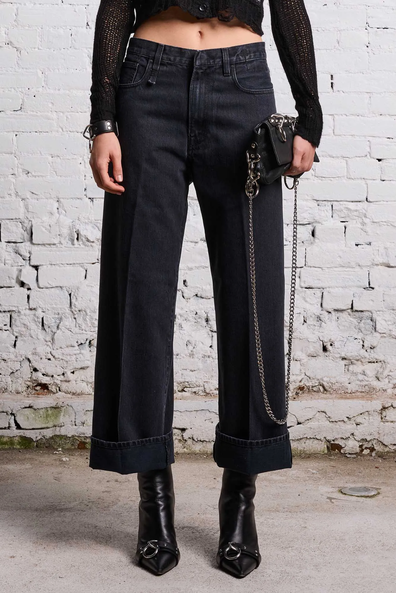 ANKLED D'ARCY JEAN - ONYX BLACK