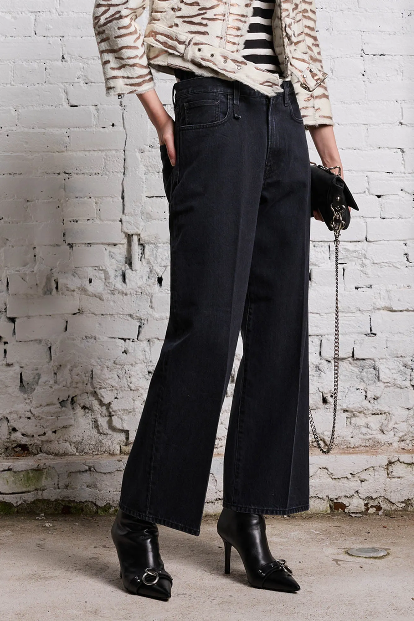 ANKLED D'ARCY JEAN - ONYX BLACK