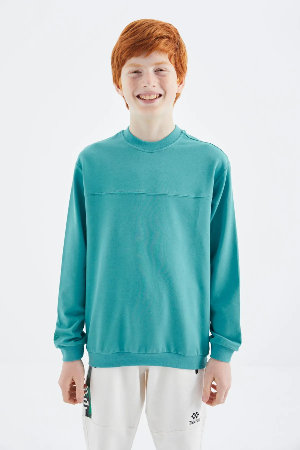 basic erkek çocuk sweatshirt - 11173