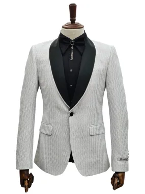 Classic White Tuxedo - Modern Sophistication - A Classy Selection for 2024 Prom and Wedding Seasons