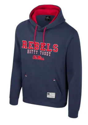 Colosseum Mens Zion Fleece Hoodie - Ole Miss
