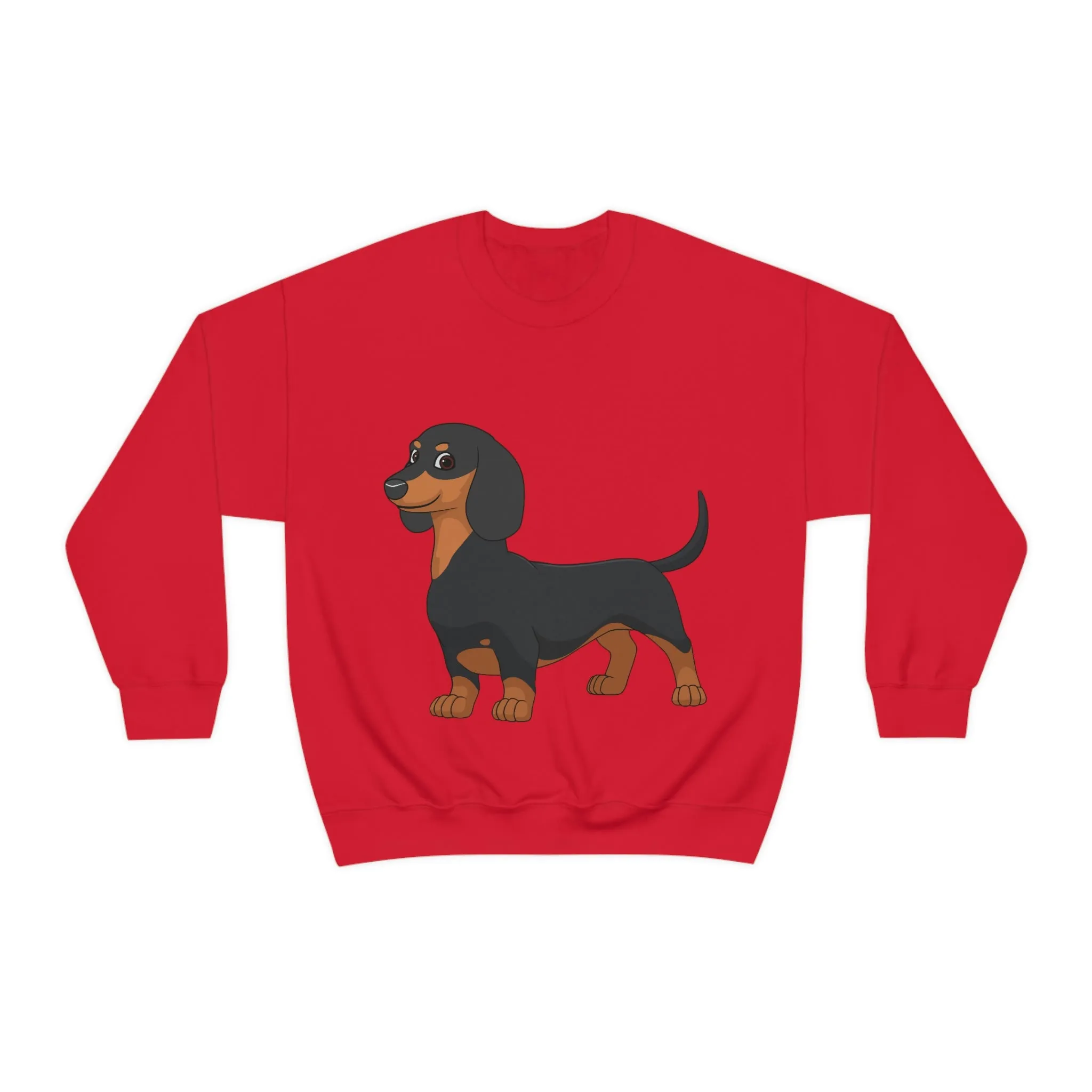 Dachshund Unisex Heavy Blend™ Crewneck Sweatshirt, S - 2XL, 14 Colors, Cotton/Polyester, Medium Fabric, FREE Shipping, Made in USA!!