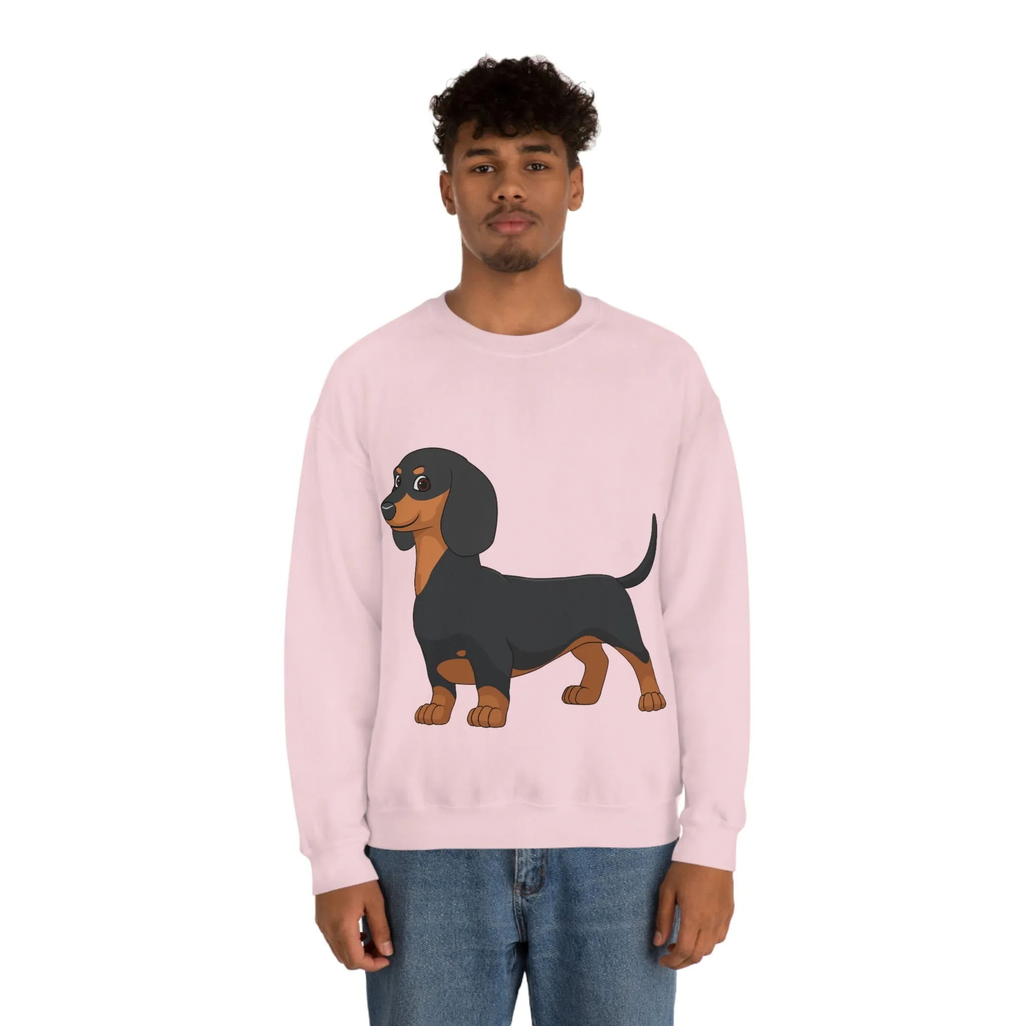 Dachshund Unisex Heavy Blend™ Crewneck Sweatshirt, S - 2XL, 14 Colors, Cotton/Polyester, Medium Fabric, FREE Shipping, Made in USA!!