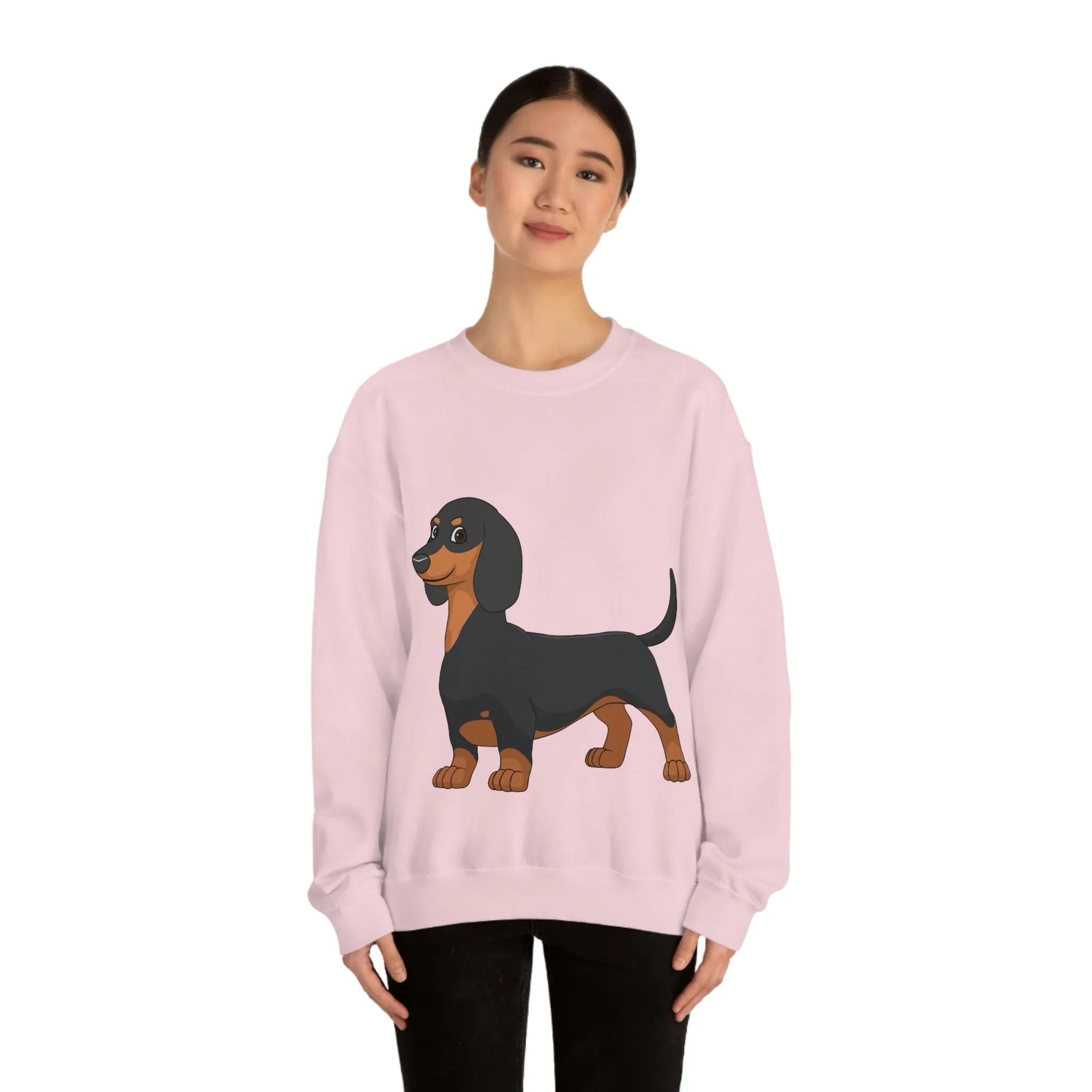 Dachshund Unisex Heavy Blend™ Crewneck Sweatshirt, S - 2XL, 14 Colors, Cotton/Polyester, Medium Fabric, FREE Shipping, Made in USA!!