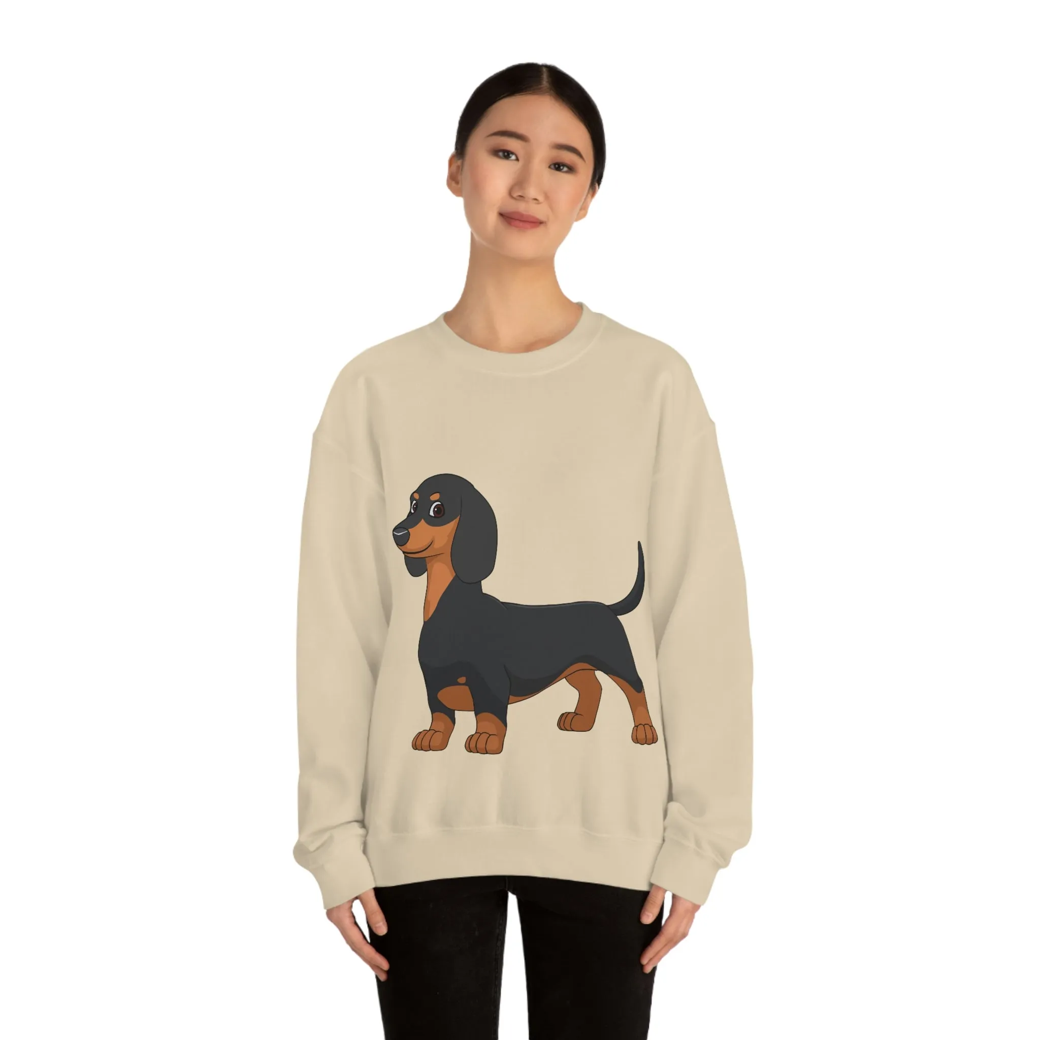 Dachshund Unisex Heavy Blend™ Crewneck Sweatshirt, S - 2XL, 14 Colors, Cotton/Polyester, Medium Fabric, FREE Shipping, Made in USA!!