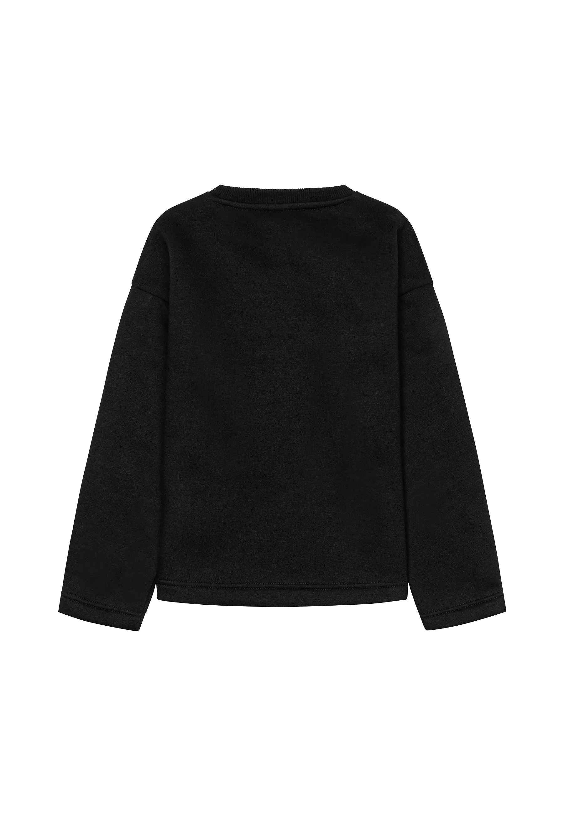 Fleece Top With Mock Popper