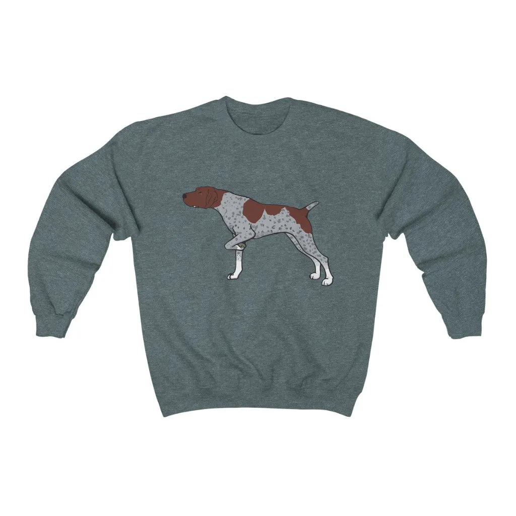 German Shorthaired Pointer Unisex Heavy Blend Crewneck Sweatshirt