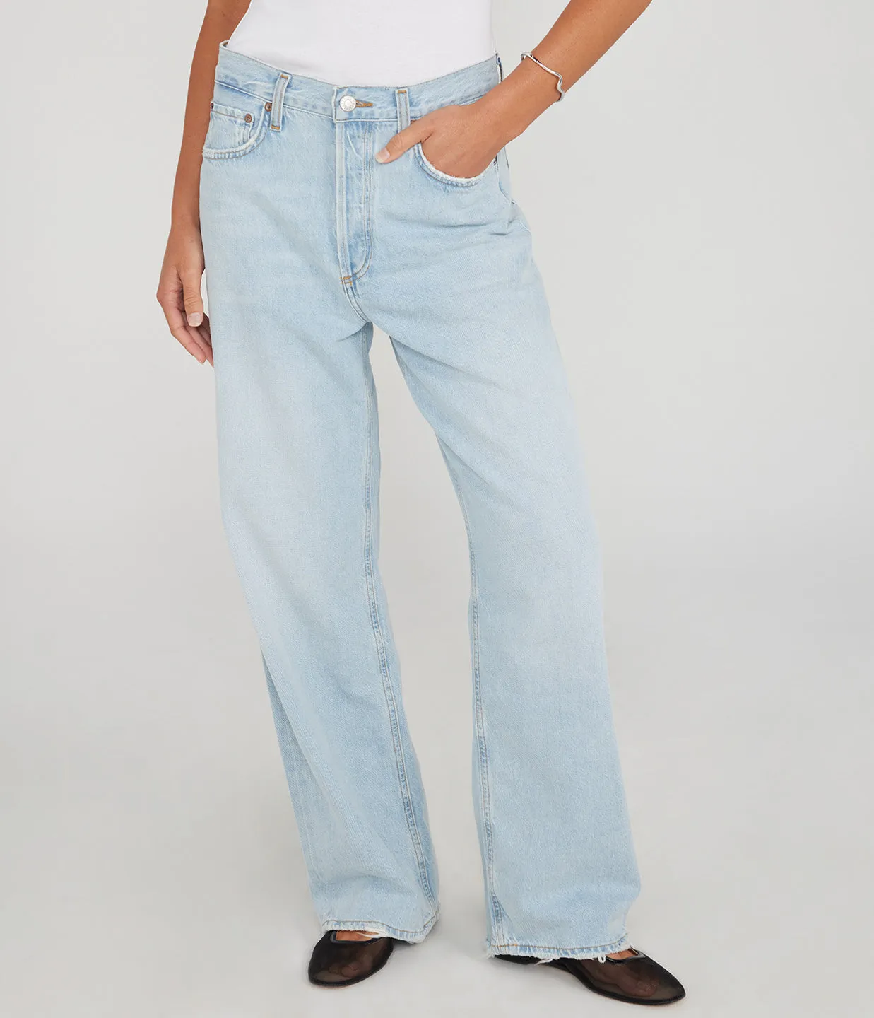 Low Slung Baggy Jean in Fragment