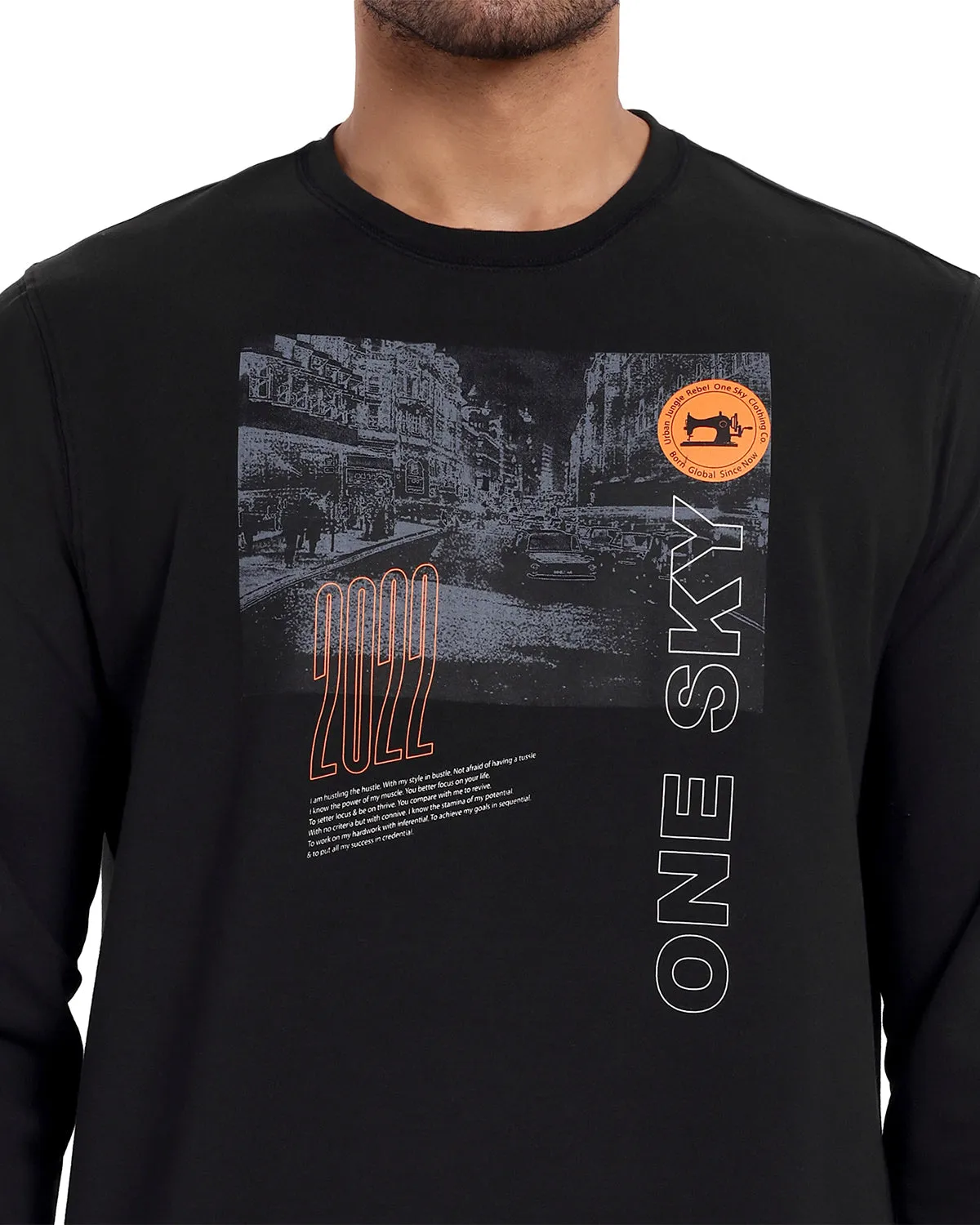 Men Black Sweatshirt