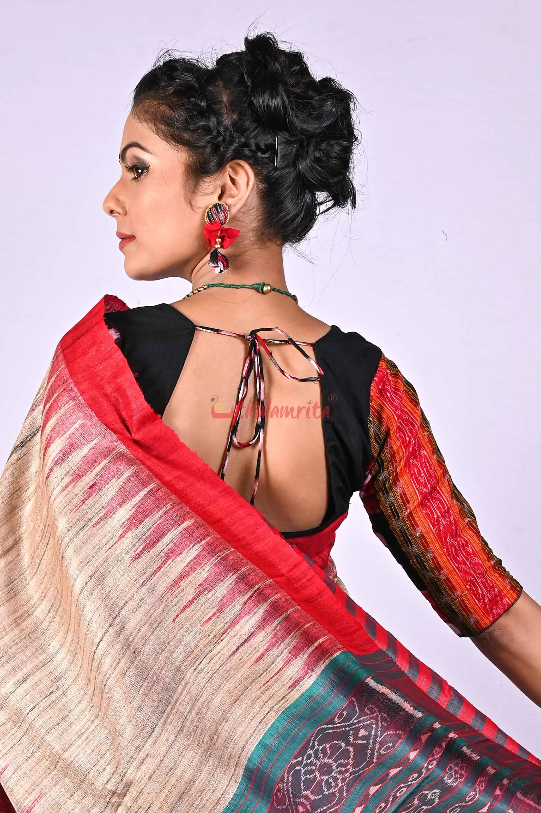 Mini Bichitrapuri Red (Blouse)
