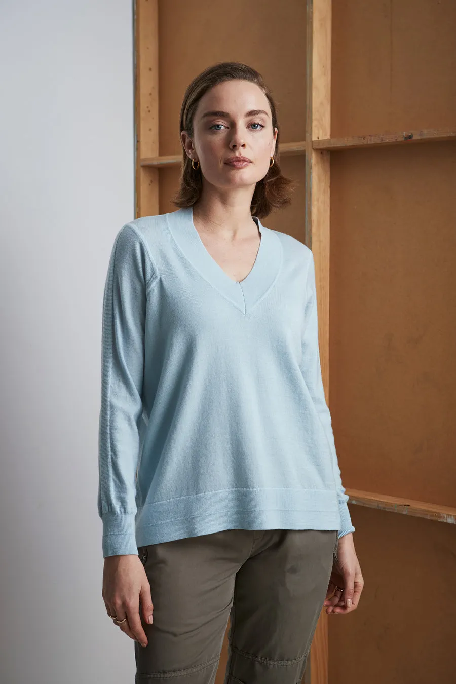 Nicole Sweater - Blue Mist
