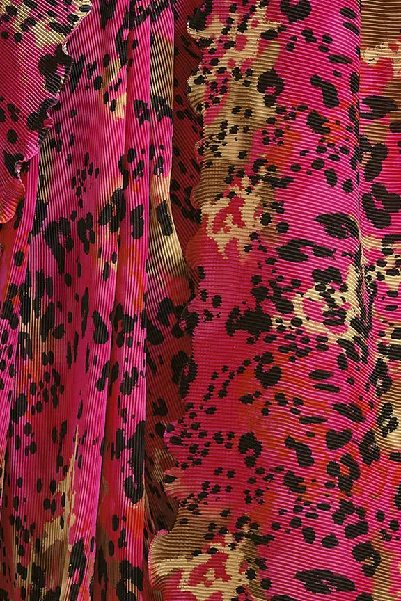 Pink Pure Satin Silk Pure Hand work Ready to wear Saree