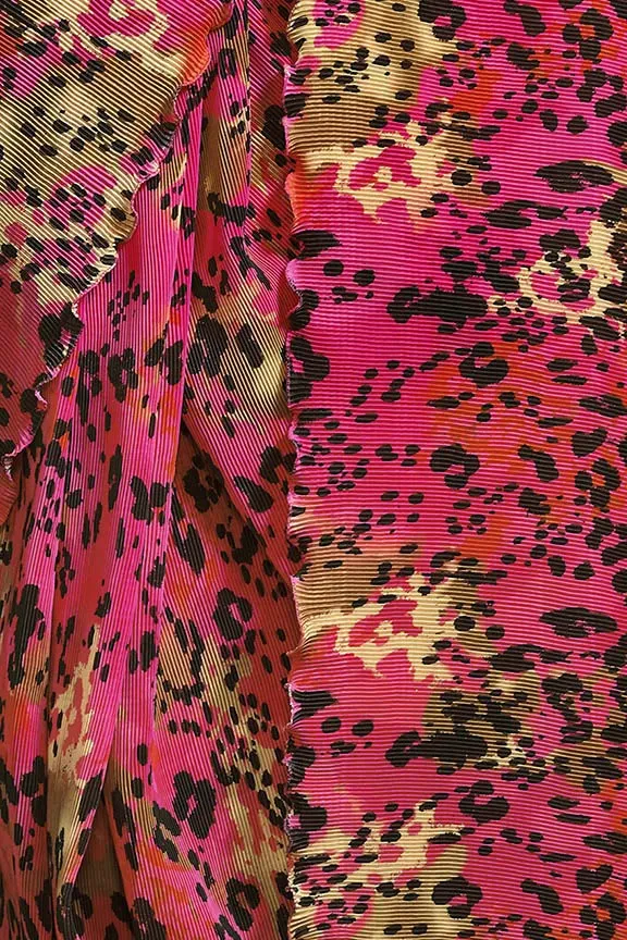Pink Pure Satin Silk Pure Hand work Ready to wear Saree