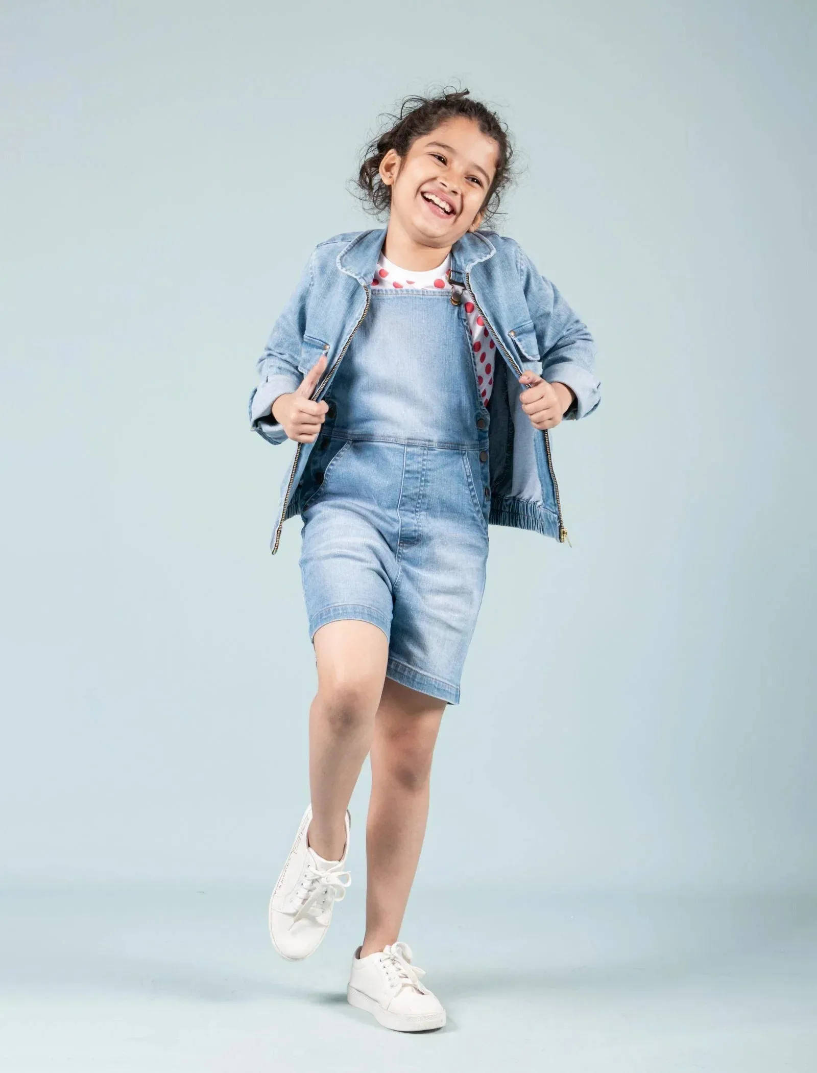 Premium Denim Jacket and Dungaree with T'shirt Combo Set