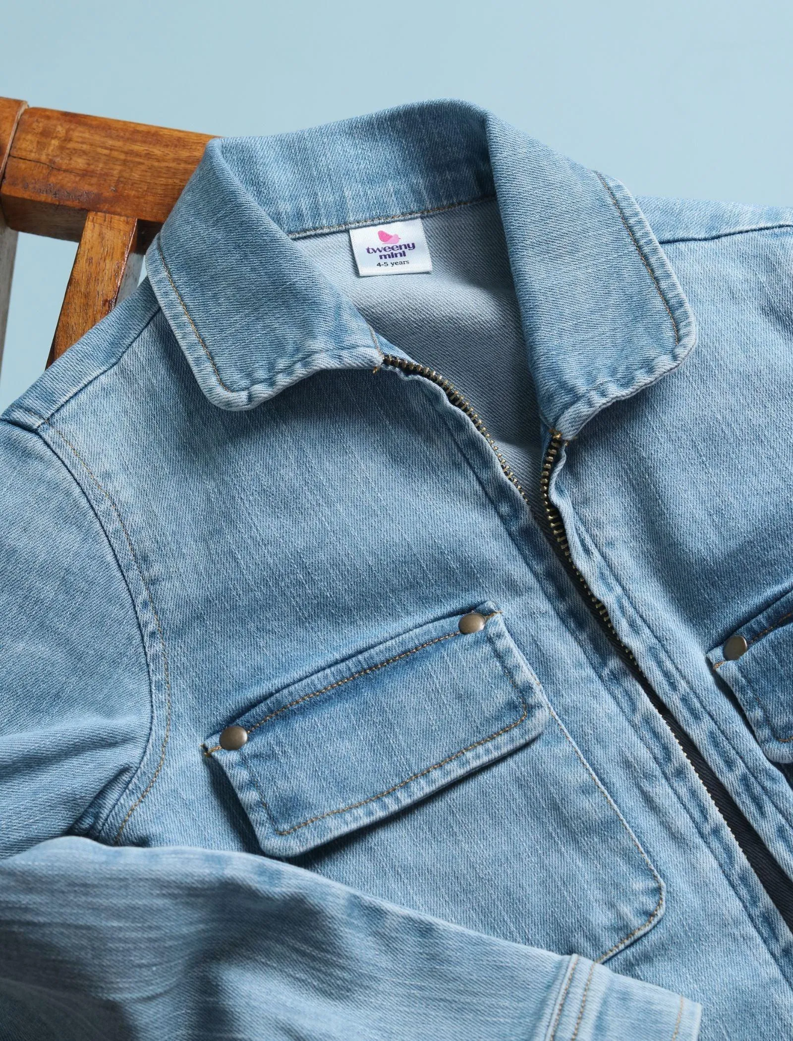 Premium Denim Jacket and Dungaree with T'shirt Combo Set