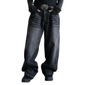 "Core" Baggy Jeans (Black Wash)