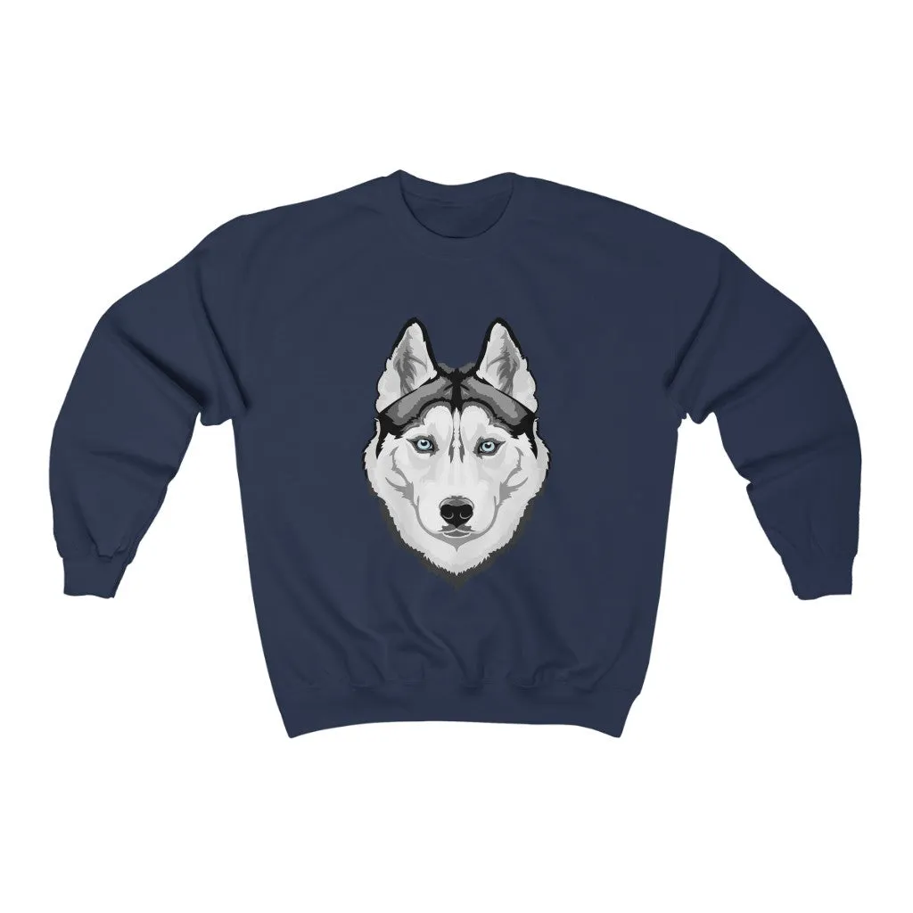 Siberian Husky Unisex Heavy Blend™ Crewneck Sweatshirt, S - 5XL, 7 Colors, FREE Shipping, Made in USA!!