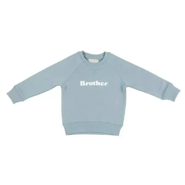 Sky Blue 'BROTHER' Sweatshirt
