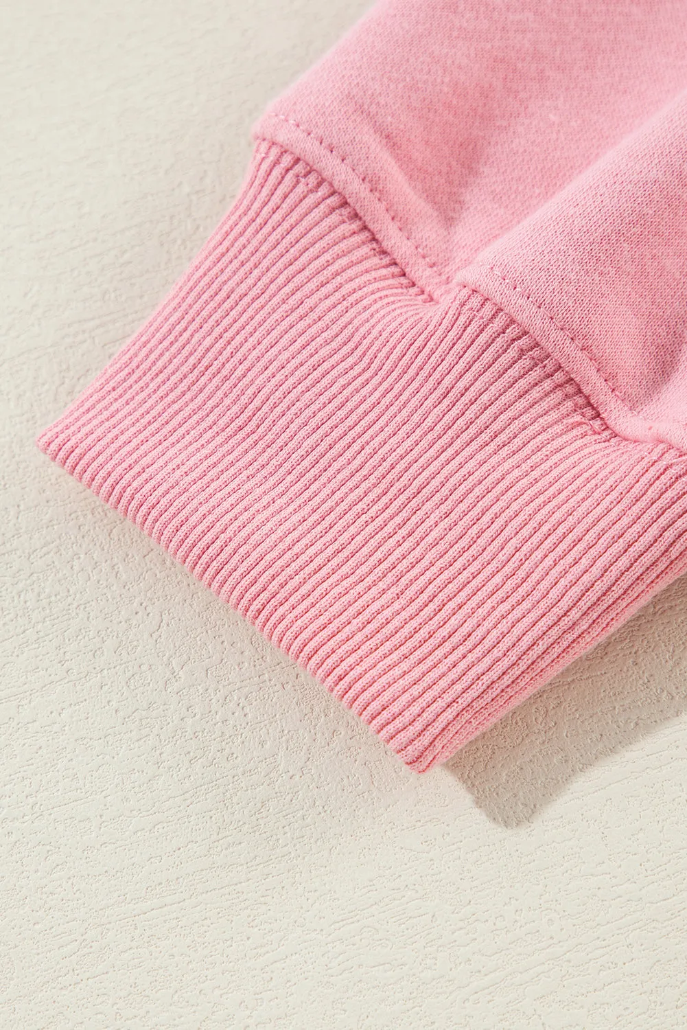 Solid Crewneck Pullover Sweatshirt