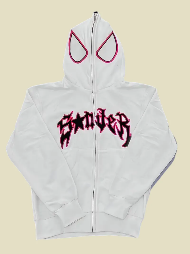 Spider Graphic Longsleeve Hoodie