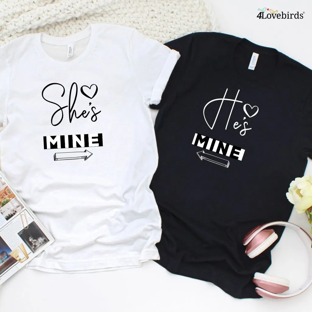Valentine's Special: Adorable 'He's Mine, She's Mine' Couples Matching Outfits Set