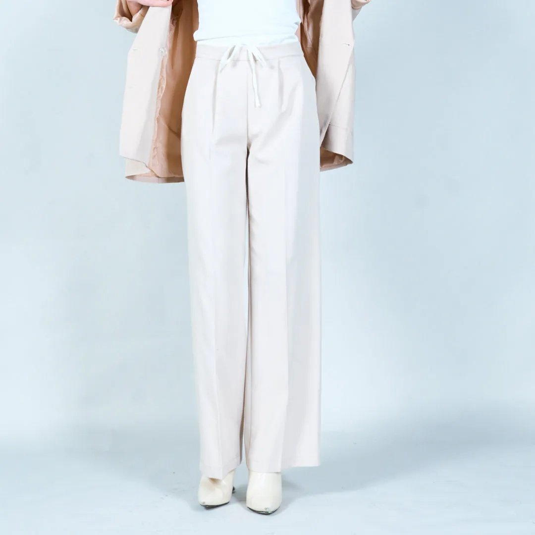 Wide-leg drawstring trousers wholesale